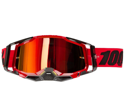 Racecraft 2 Goggles - Red - Red Mirror