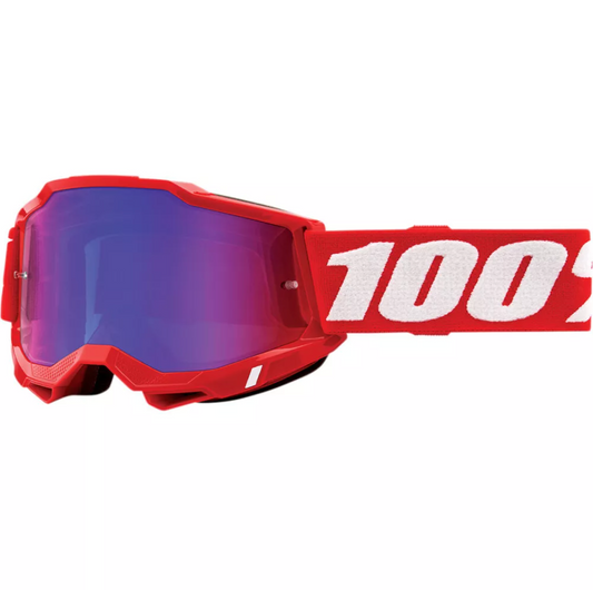 Accuri 2 Goggles - Red - Red/Blue Mirror