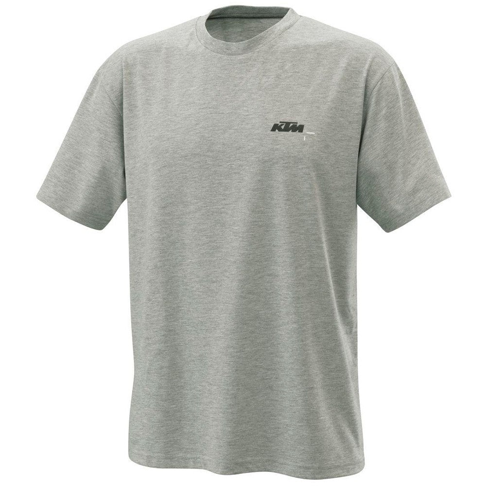 STAMP TEE GREY MELANGE